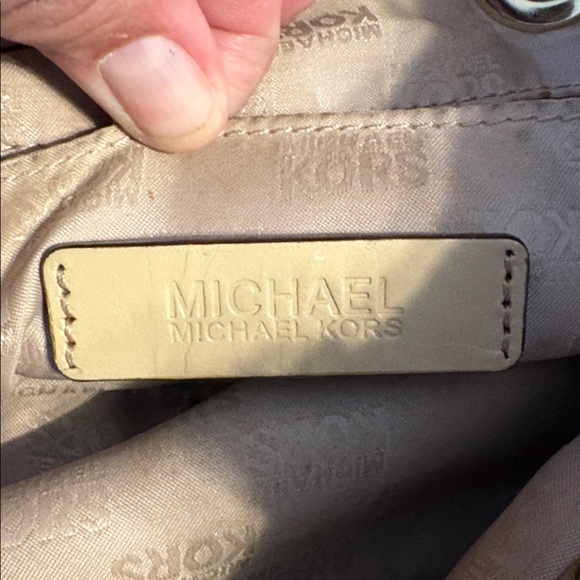 MICHAEL KORS Jet Set Snakeskin Embossed Leather Tote Gold Hardware - Picture 11 of 12